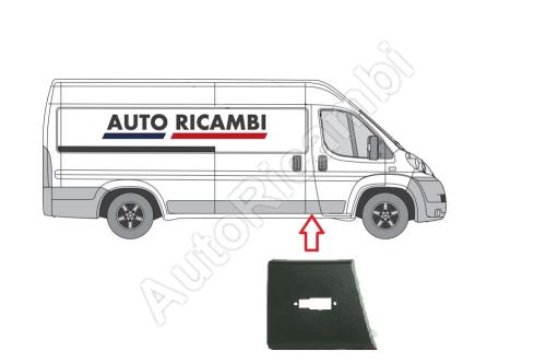 Protective trim Fiat Ducato since 2006 right, behind the front door, B-column - Maxi