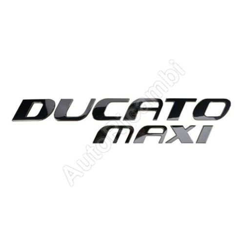 Schriftzug, Emblem "Ducato Maxi" Fiat Ducato 250 hinten