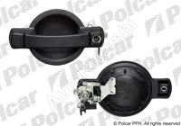 Outer rear door handle Fiat Doblo 2000-2010 left, without central locking, without lock cy