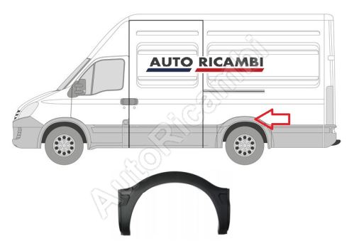 Protective trim Iveco Daily 2000-2014 left/right, fender trim