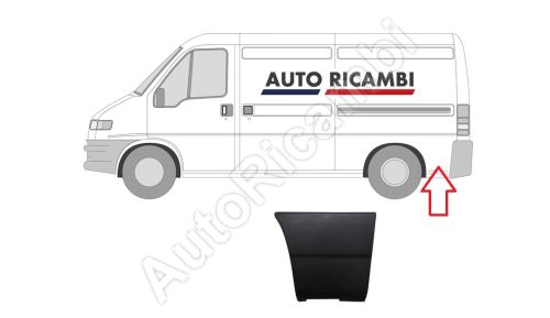 Protective trim Fiat Ducato 2002-2006 left, behind the rear wheel