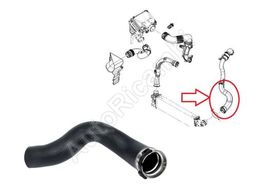 Charger Intake Hose Renault Trafic 2014-2019 1.6 dCi from intercooler to throttle