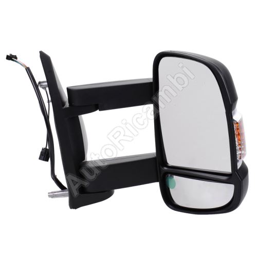 Rear View mirror Fiat Ducato since 2011 right long 190 mm electric, 16W with antenna AM/FM