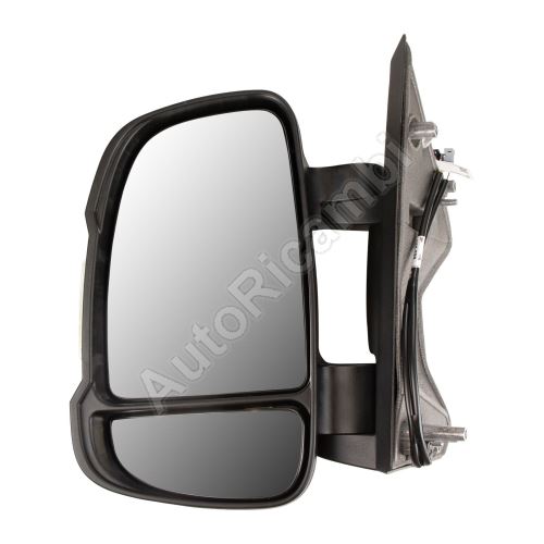 Rear View mirror Fiat Ducato since 2011 left short 80mm, electric, with sensor, 16W, 4-PIN
