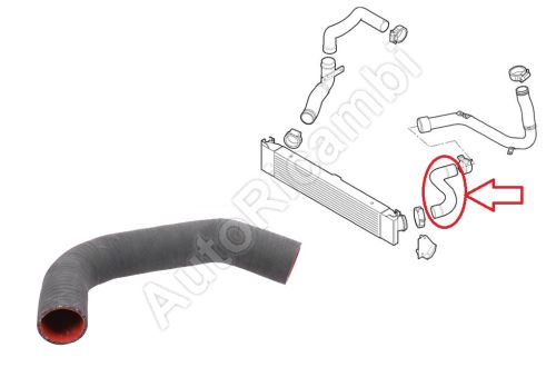 Charger Intake Hose Fiat Ducato 2011-2016 3.0 from turbocharger to intercooler