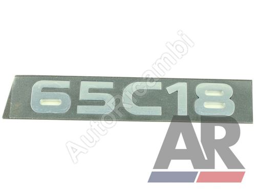 Schriftzug, Emblem Iveco Daily 06 "65C18"