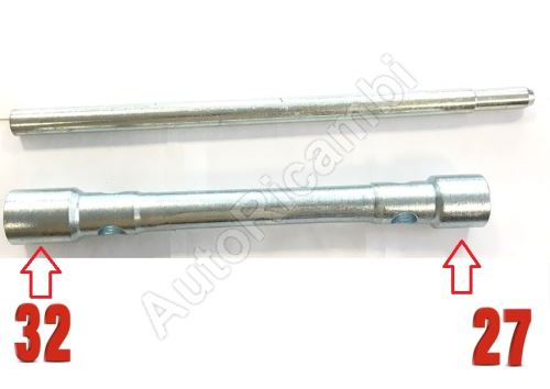 Tear-off wrench for wheel bolts 27/32
