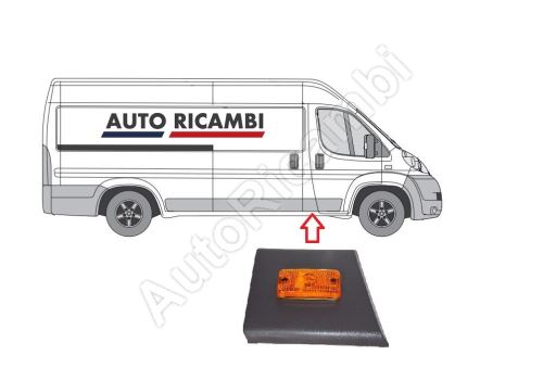 Protective trim Fiat Ducato from 2006 right, behind the front door, B-column - Maxi