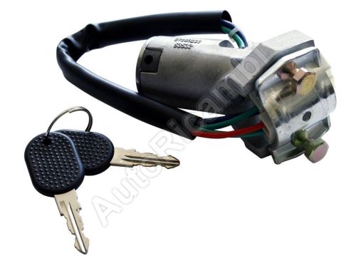 Ignition switch Iveco TurboDaily 1990-2000 with ignition barrel and keys, 4-PIN