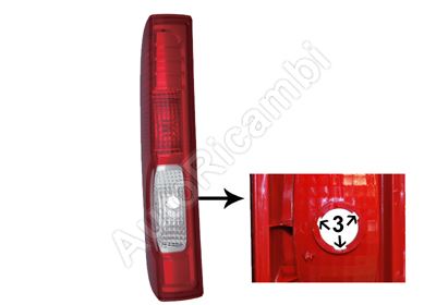 Tail light Renault Trafic 2006-2014 left without bulb holder, 3 grooves
