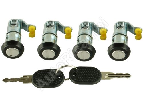 Set of locks Iveco Daily 2x key, 4x lock insert