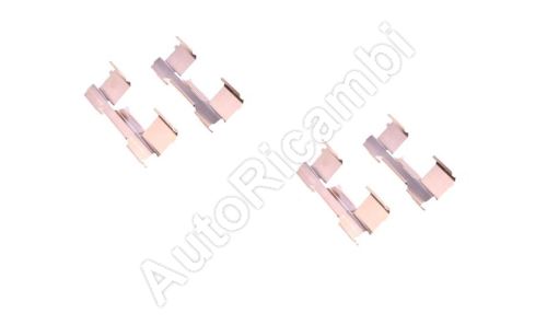 Kit réparation plaquettes Iveco Daily 2006-2014 65/70C arrière, plaques de pression, 4pces