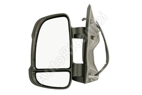 Rear View mirror Fiat Ducato since 2011 left short 80mm, manual with sensor, 16W