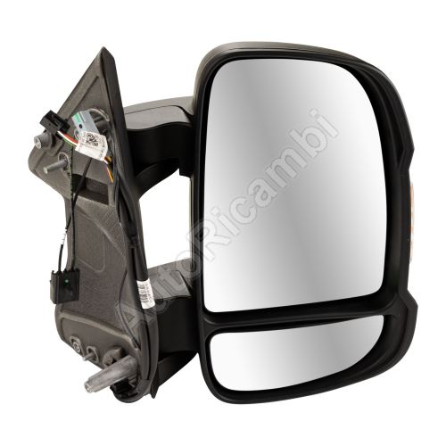 Rear view mirror Fiat Ducato 2014-2023 right, short, el. foldable, 16W, blind spot, AM/FM