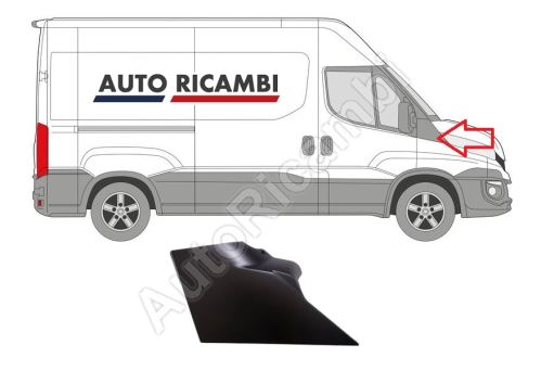 Protective trim Iveco Daily since 2014 right, above the fender