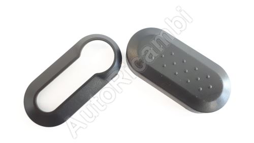 Car key cover Fiat Ducato, Jumper, Boxer since 2006 - without buttons, black