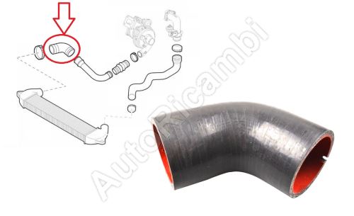 Charger Intake Hose Fiat Doblo 2000-2005 1.9D from turbocharger to intercooler