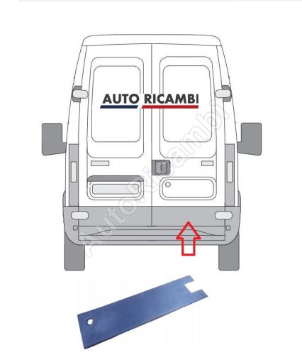 Protective trim Iveco Daily 2000-2006 rear, right door