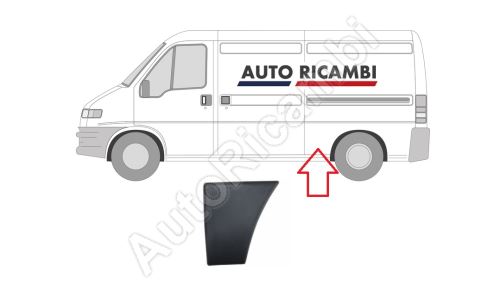 Protective trim Fiat Ducato 2002-2006 left, in front of the rear wheel
