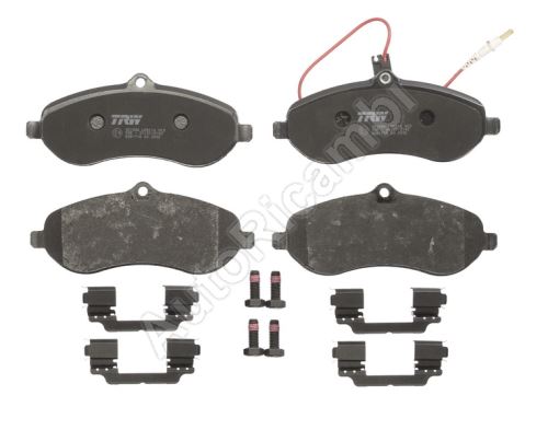 Brake pads Fiat Scudo 2007-2016 1.6/2.0D front, 1-sensor, with accessories
