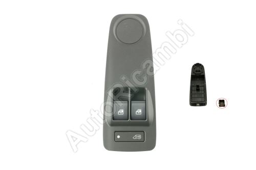 Electric window switch Fiat Ducato 2006-2011 left, black, without mirror contro