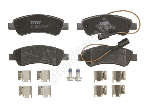 Brake pads Fiat Ducato since 2011 rear, 2-sensors, with accessories, typ BOSCH