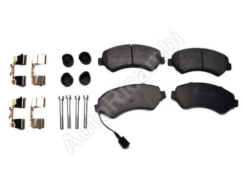 Brake pads Fiat Ducato since 2006 front Q17H, 1-sensor, with accessories