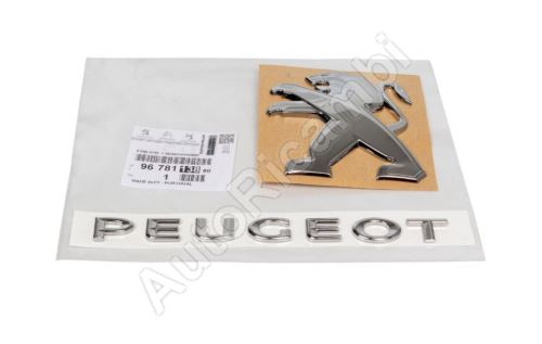 Schriftzug, Emblem "Peugeot" Peugeot Partner Tepee 2008-2018 hinten