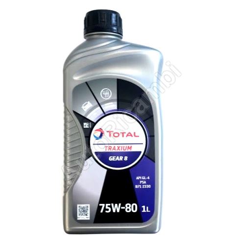 Transmission oil Total TRAXIUM Gear 8 75W80 1l