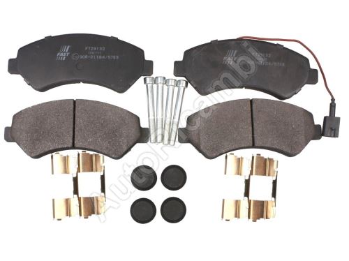 Brake pads Fiat Ducato since 2006 front Q20, 1-sensor, with accessories