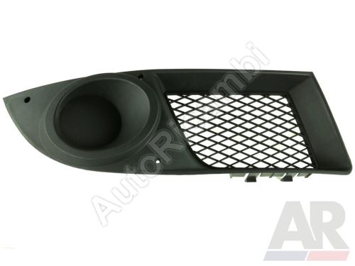 Front bumper grille Fiat Doblo 2005-2010, right, without foglamp frame