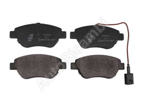 Brake pads Fiat Doblo 2000-2010, Fiorino since 2007 1.3D/1.4i/1.6i/1.9D front,1-sensor