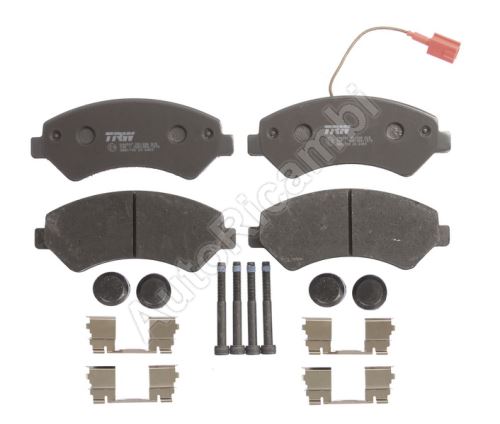 Brake pads Fiat Ducato since 2006 front Q17H, 1-sensor, with accessories