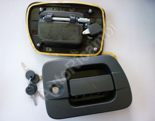 Outer door handle Iveco Stralis, EuroCargo Rest. set with lock cylinder