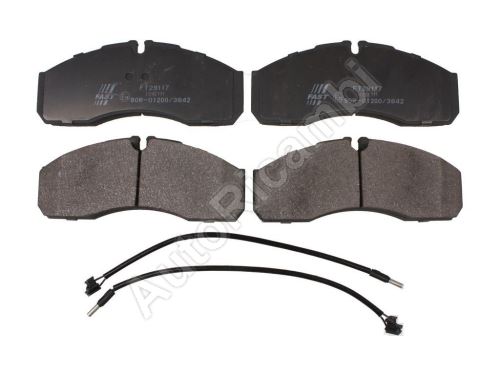Brake pads Iveco Daily 2000-2006 65C front, Mascott 1999-2004