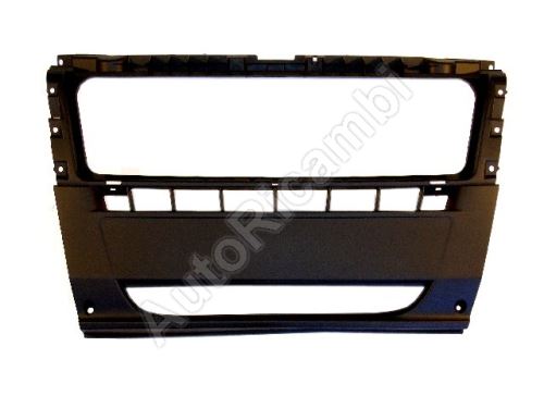 Front bumper Fiat Ducato 2006-2014 in the middle, dark grey without grill