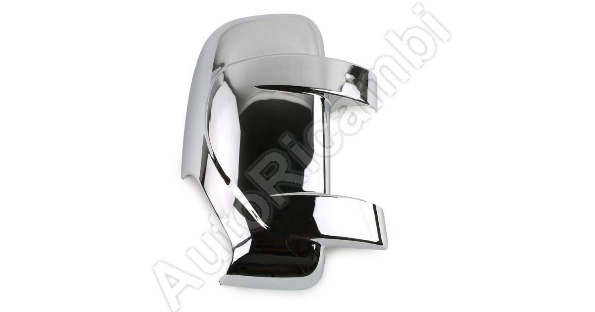 Rearview mirror cover Renault Master since 2010 right for short arm, chrome  - FAST - 963010144R