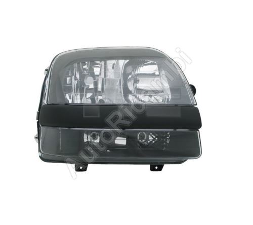 Headlight Fiat Doblo 2000-2005 right H7+H1+H1 with fog light, without motor