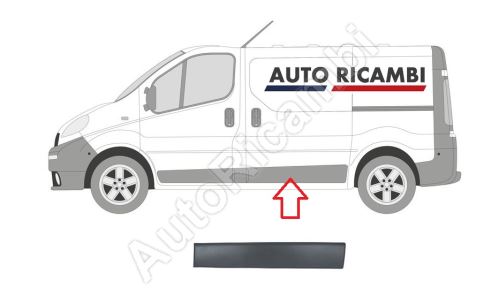 Protective trim for Renault Trafic since 2001 left, in the middle