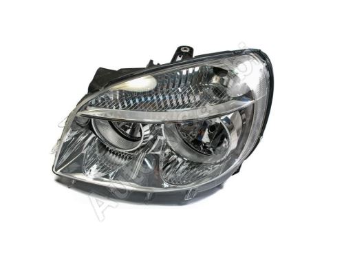Headlight Fiat Doblo 2005-2010 left front H7+H1, with motor