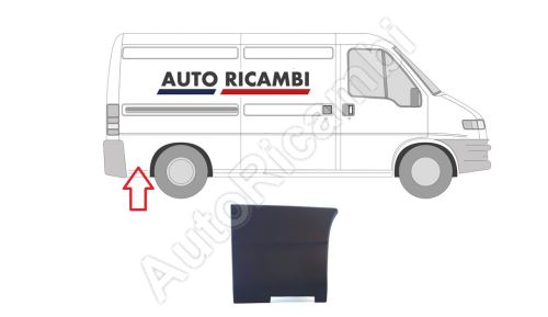 Protective trim Fiat Ducato 2002-2006 right, behind the rear wheel