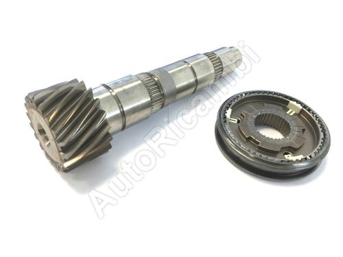 Gearbox shaft Fiat Ducato since 2006 3.0 secondary kit for R/3/4th gear, 18/76 teeth