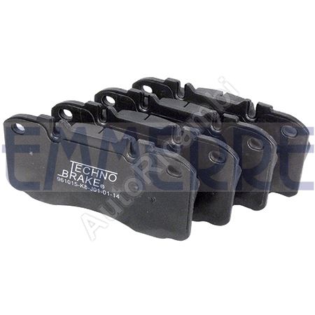 Brake pads Iveco EuroCargo 75E front = rear, Iveco Daily 2006 65c front