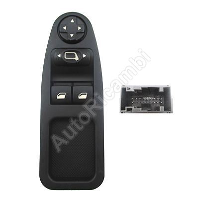 Electric window switch Fiat Scudo since 2007 left sequential, 13-PIN