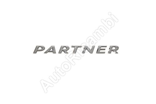 Schriftzug, Emblem Peugeot Partner Tepee 2008-2018 hinten