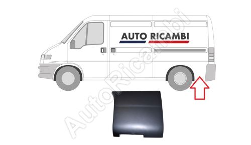 Protective trim Fiat Ducato 2002-2006 left, behind the rear wheel 37,5 x 34 cm