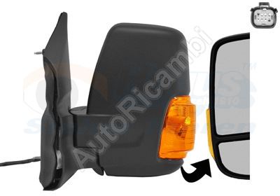 Rearview mirror Ford Transit since 2013 left short, manual, 2-PIN, 16W