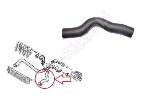 Charger Intake Hose Renault Master 1998-2001 2.8 dTi from intercooler to throttle