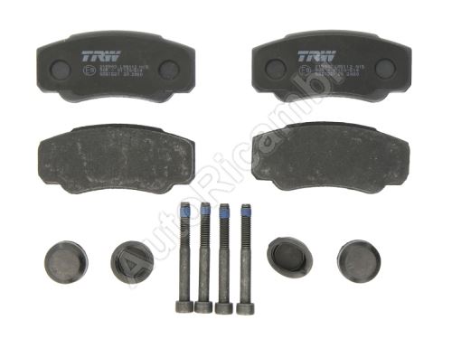 Brake pads Fiat Ducato 1994-2006 rear, with accessories