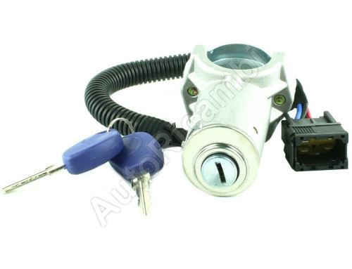 Ignition switch Iveco Daily 2006-2011 without immo., with ignition barrel and keys, 4-PIN